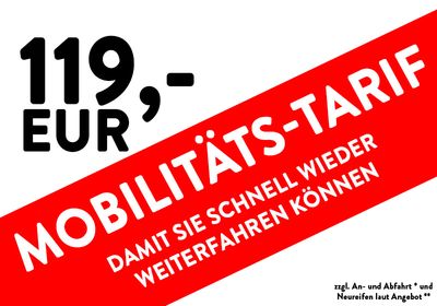 119€ Mobilitäts-Tarif